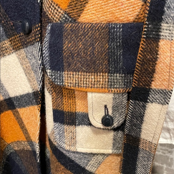 Vintage Jill jr 70’s Plaid Fur Collar Coat. Fits like a size 4 mint condition. - Picture 8 of 10